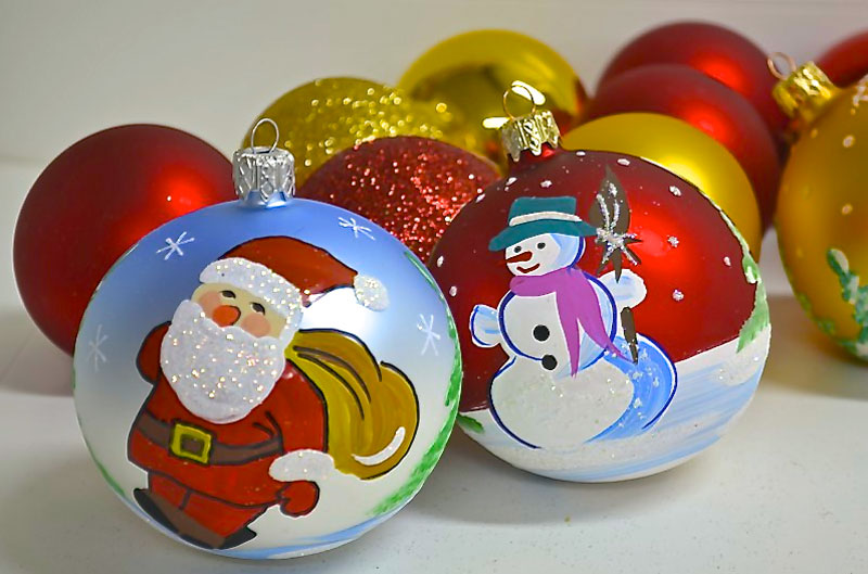 décorations de Noël en verre boules de Noël producteur de décorations Pologne