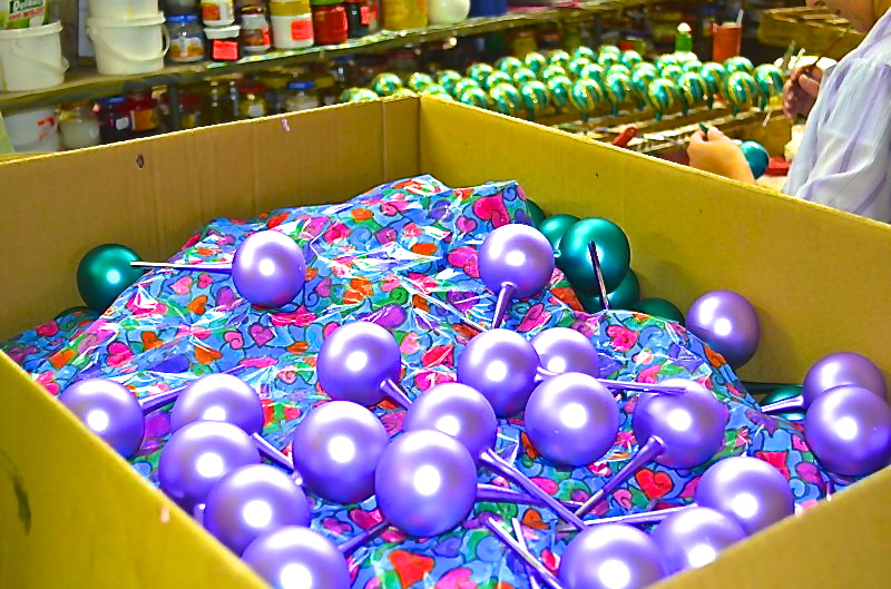 décorations de Noël en verre boules de Noël producteur de décorations Pologne